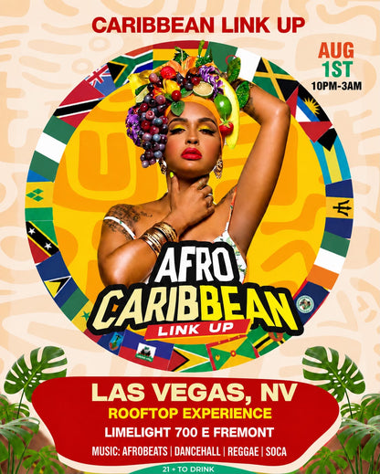 CARIBBEAN LINK UP FLAG FETE (FREE WITH THIS TICKET BEFORE 11:30PM)