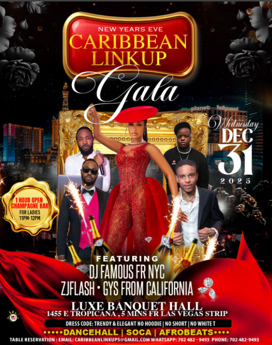 NEW YEAR'S EVE CARIBBEAN GALA!